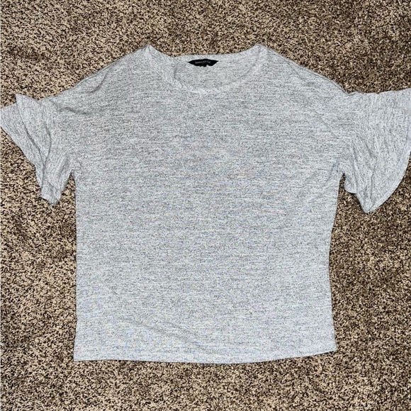 Heather Grey Banana Republic Blouse Size Small - Picture 2 of 4